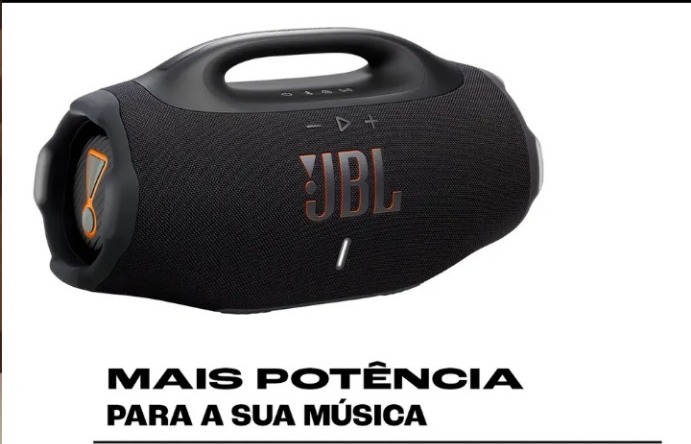 JBL Boombox 4 Preta — Bluetooth 210W