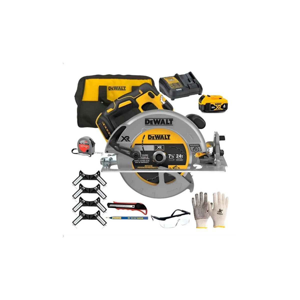 Serra Circular DeWalt DCS570B a Bateria — Kit